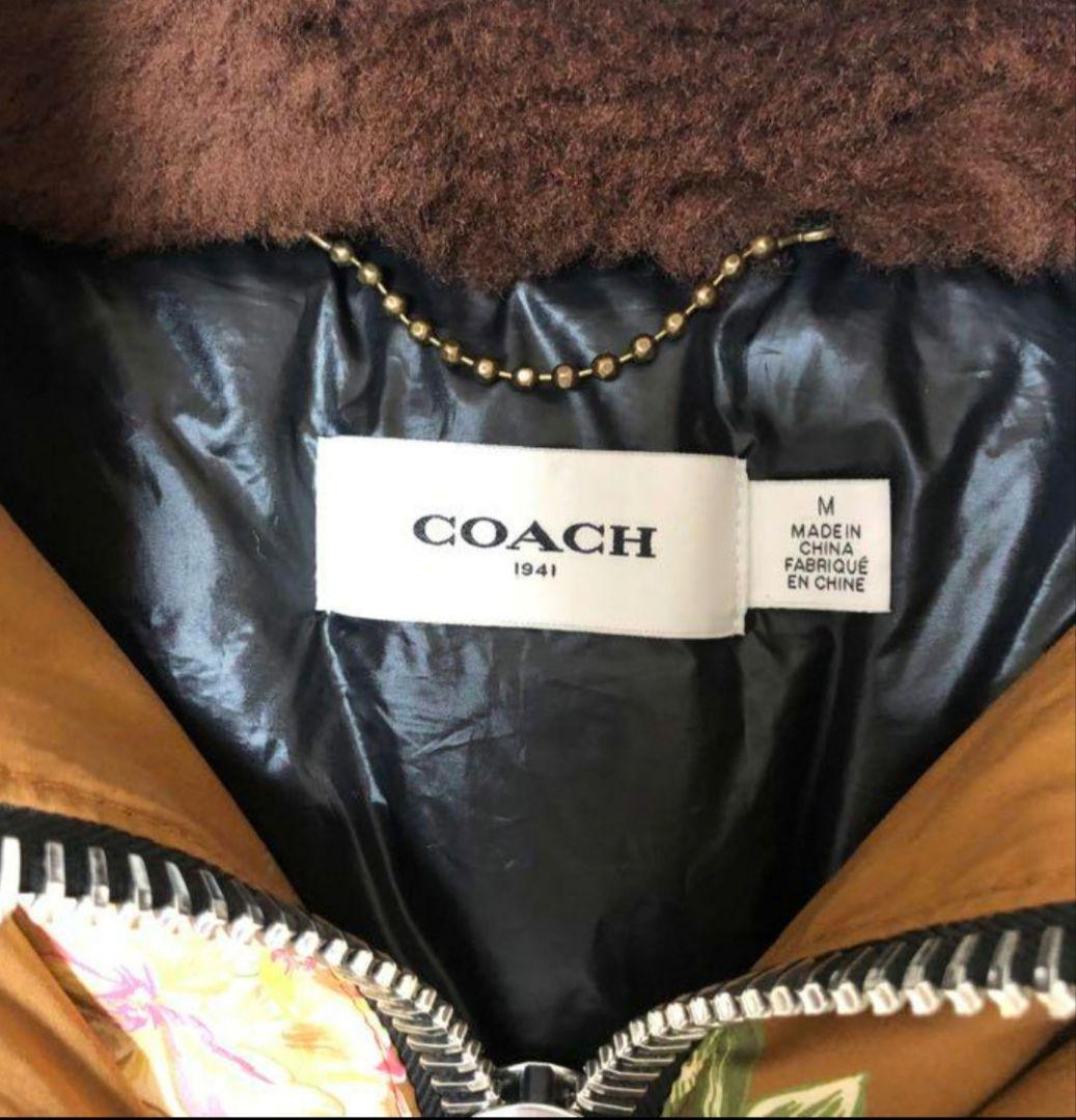 COACH フラワー コート アウター キルティング