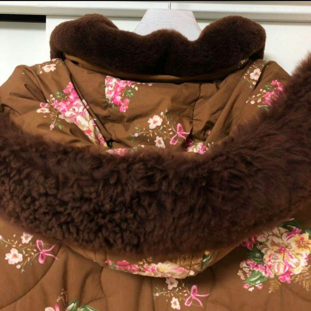 COACH フラワー コート アウター キルティング