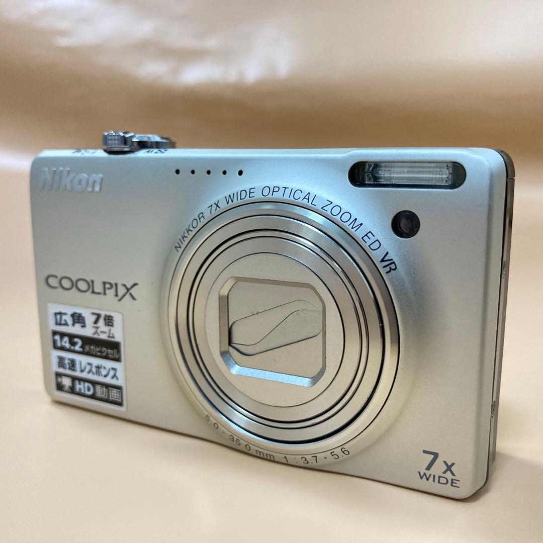 ◆スマホ転送OK◆Nikon COOLPIX S6000 デジカメ SDカード付