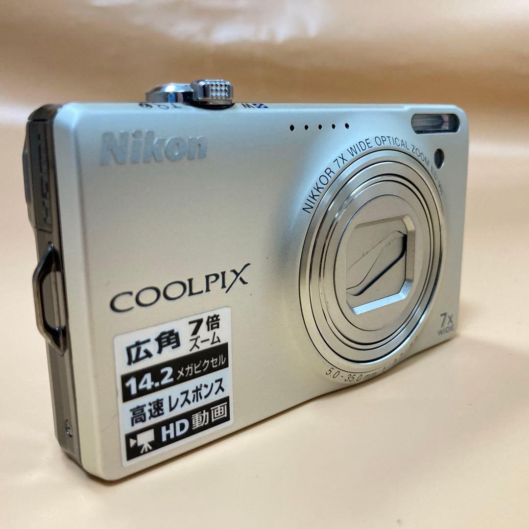◆スマホ転送OK◆Nikon COOLPIX S6000 デジカメ SDカード付