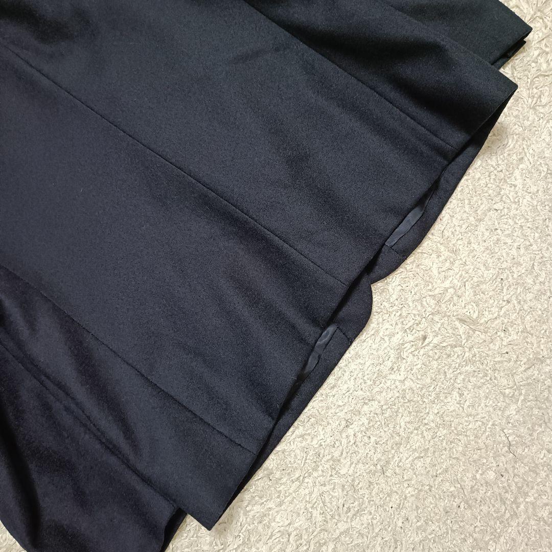 【美品】バーバリー 紺色ブレザー 金ボタン 裏地ロゴ 刺繍ワッペン 英国製