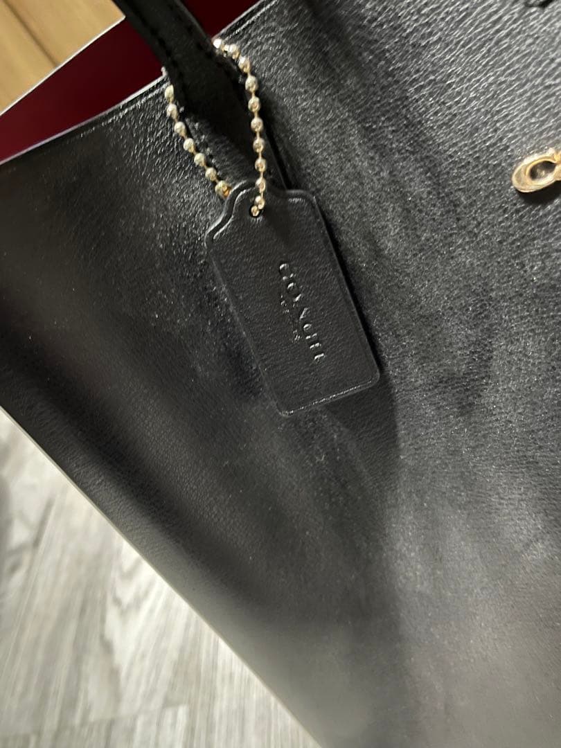 ブランド品SALE！coach ブラック レッド　　バッグ