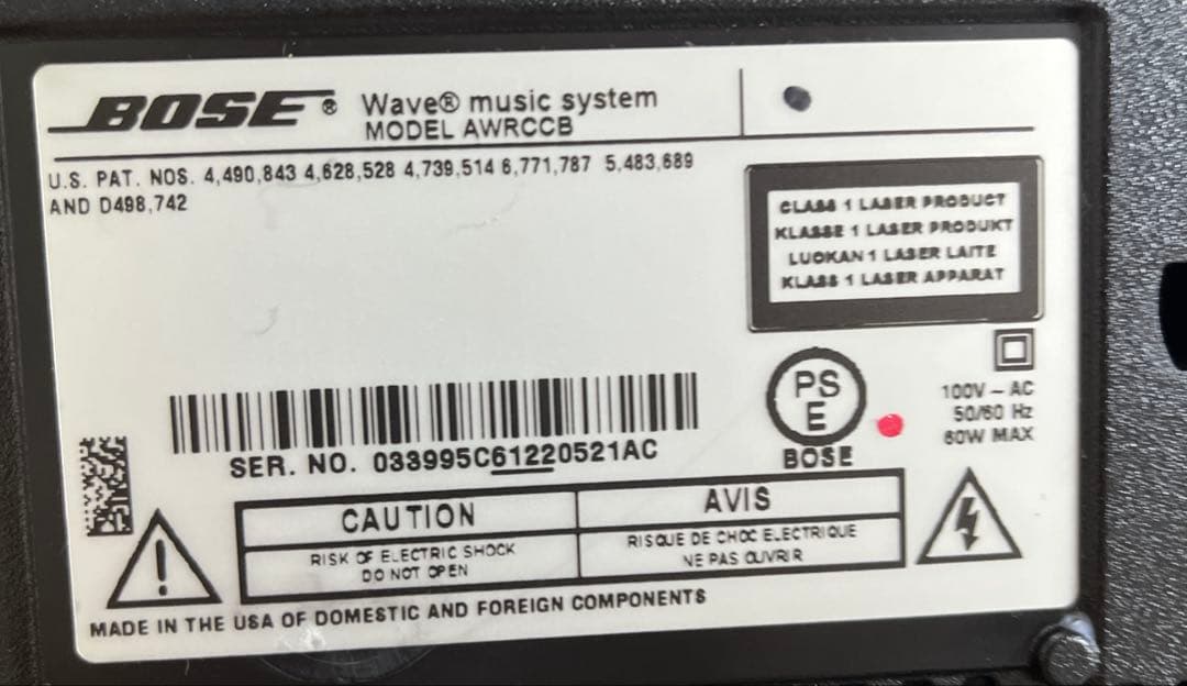 ボーズ　Wave Music System ！！