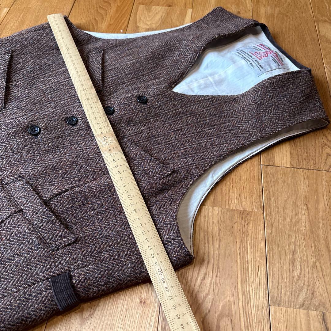 【定番】 BEAMS PLUS / ハリスツイード ベスト定価30,000円程