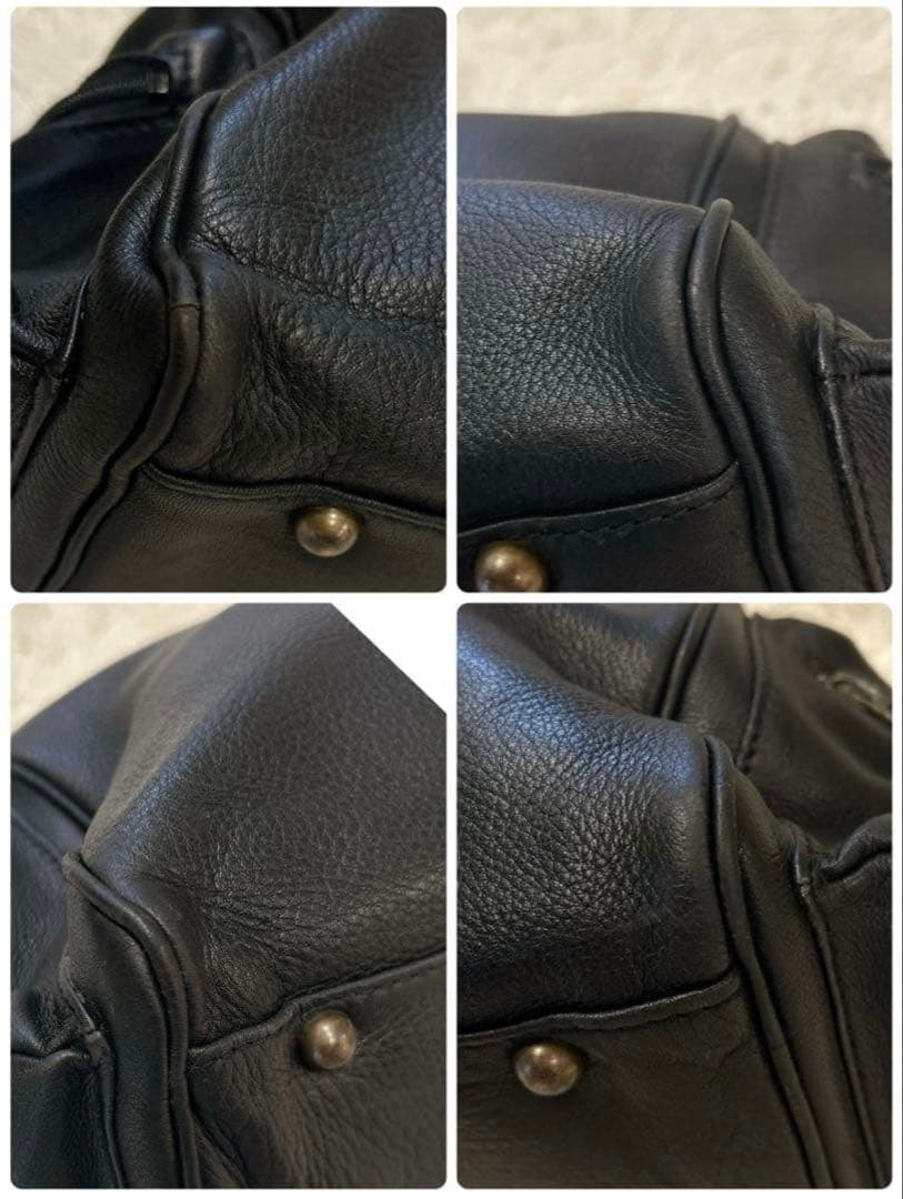 PORTER（ポーター ）レザー ボストンバッグ ブラック