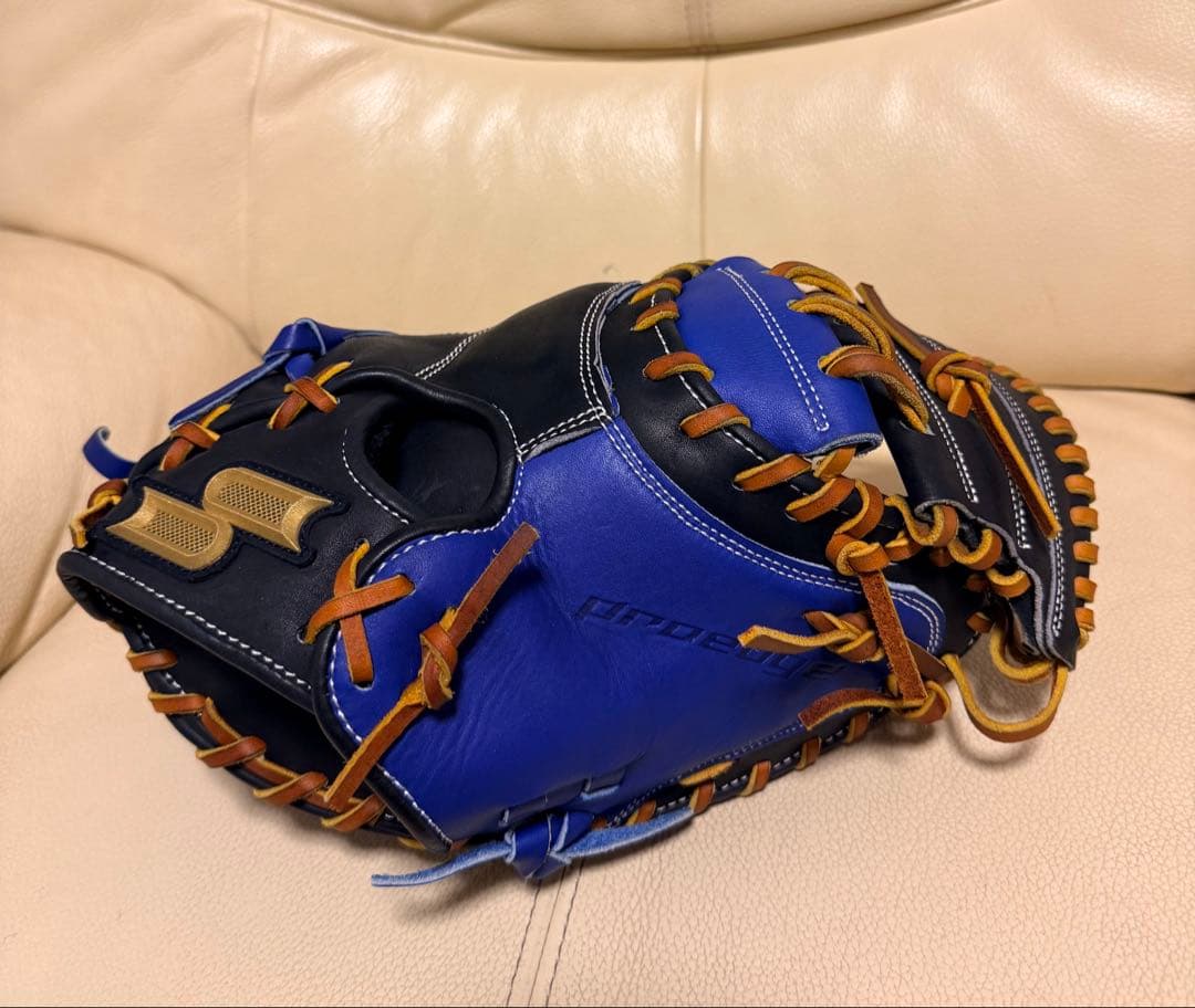 SSKプロエッジ　軟式キャッチャーミット　型付け済み　梅野モデル