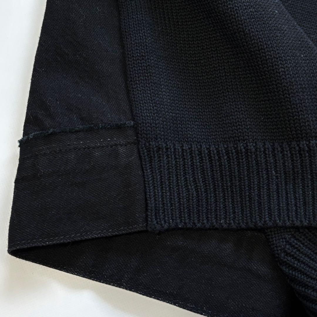 新品 ヒステリックグラマー 異素材デニムジャケット 黒 フリーサイズ 日本製￼