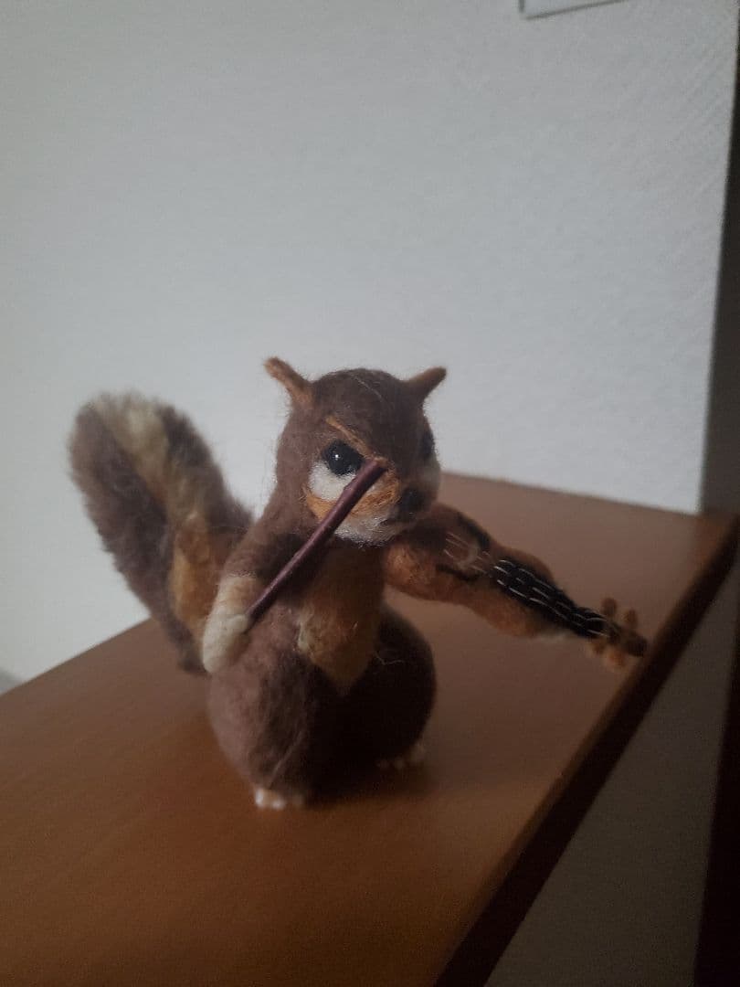tanton ページ　羊毛フェルト リスとくま
