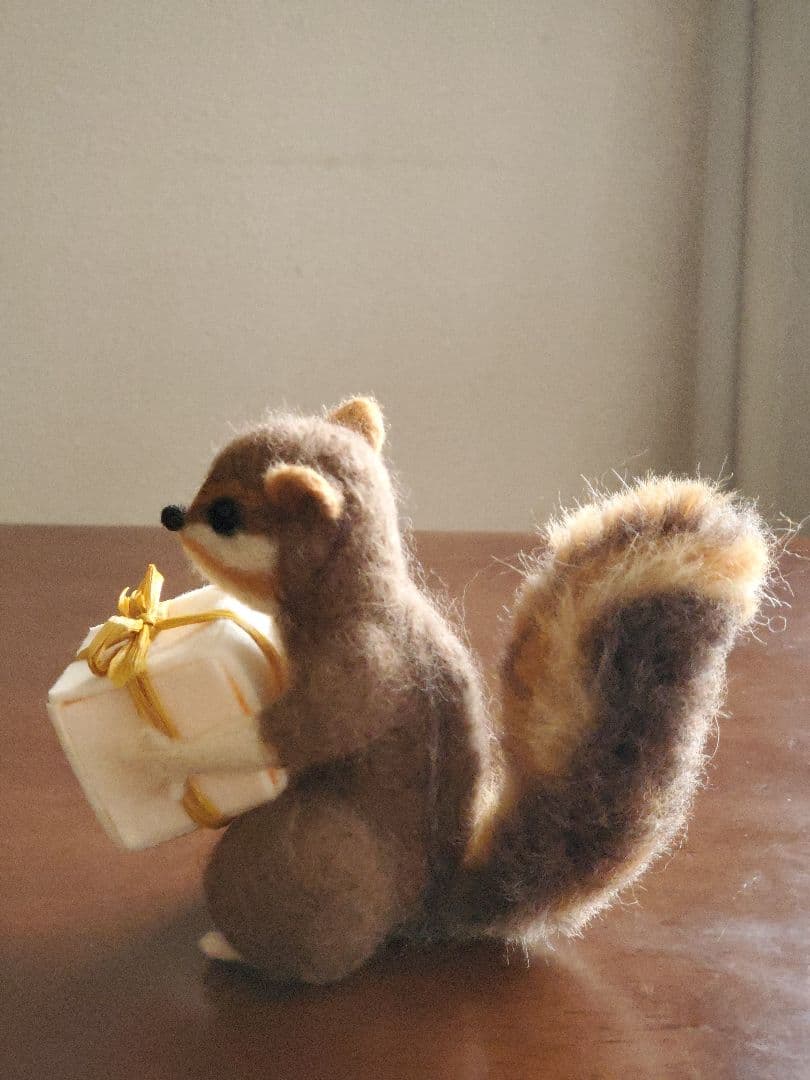 tanton ページ　羊毛フェルト リスとくま