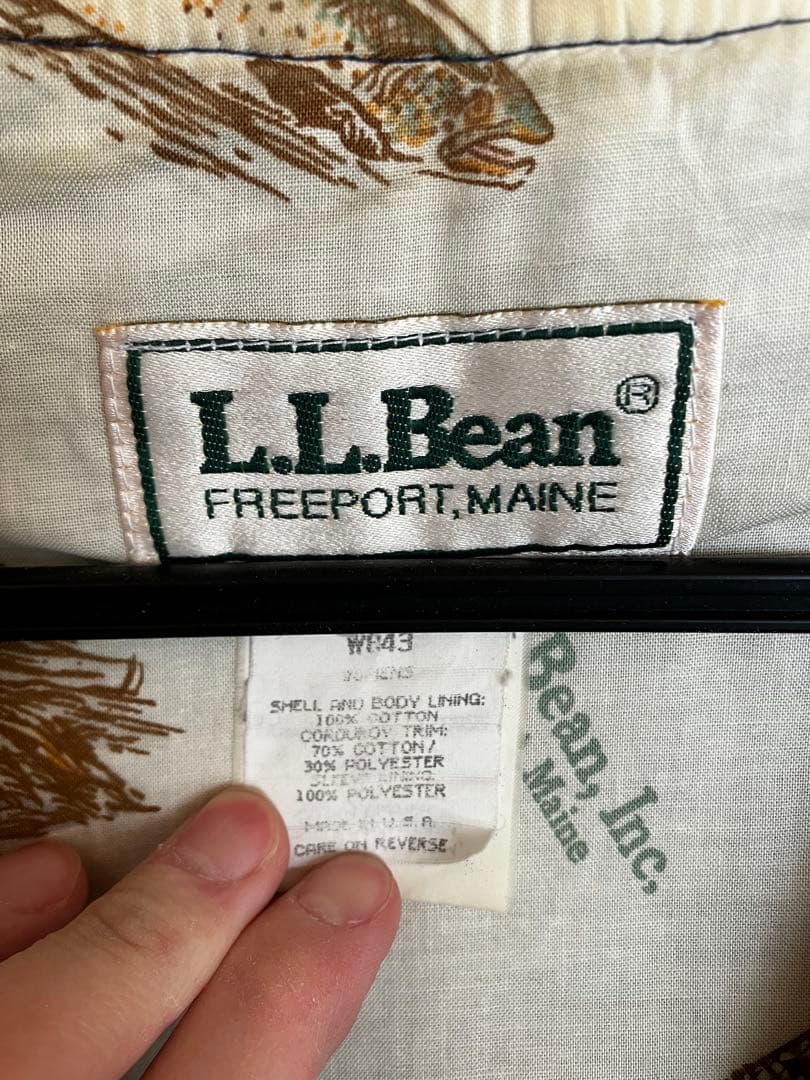 引越し為値下げ可能❗️L.L.Bean デニムジャケット　カバーオール　USA製