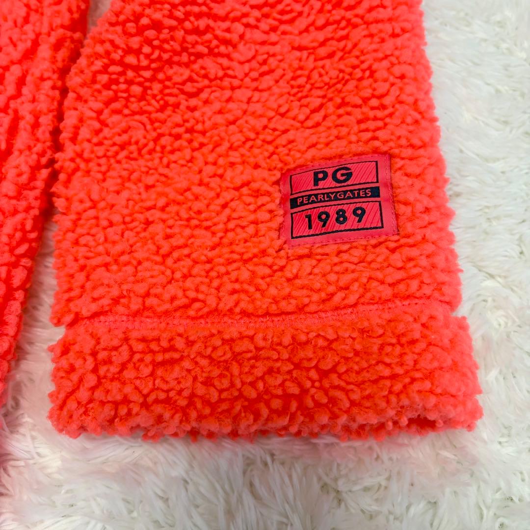 パーリーゲイツ　ボア　ワンピース　オレンジ　ピンク　近年モデル