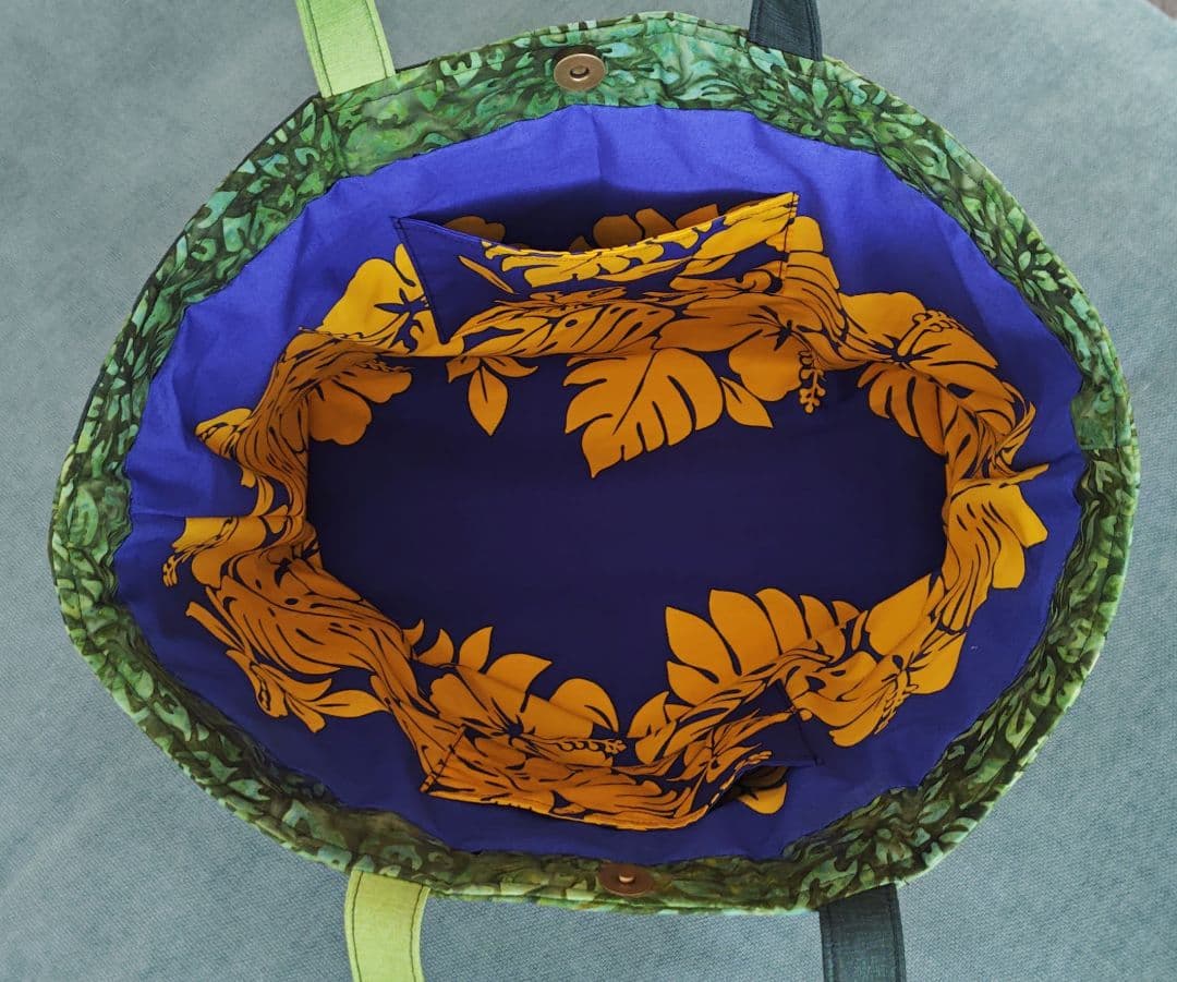 小福*kofuku*！ハンドメイド　ハワイアンキルトバッグ