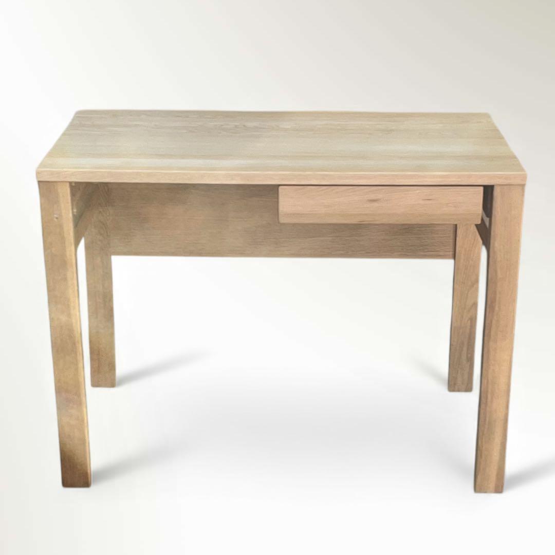 マルニ木工　学習家具セット ① フレンディスマート 学習机 引出付 W100cm