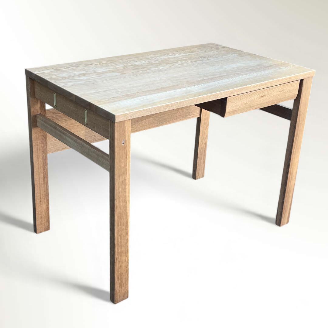 マルニ木工　学習家具セット ① フレンディスマート 学習机 引出付 W100cm