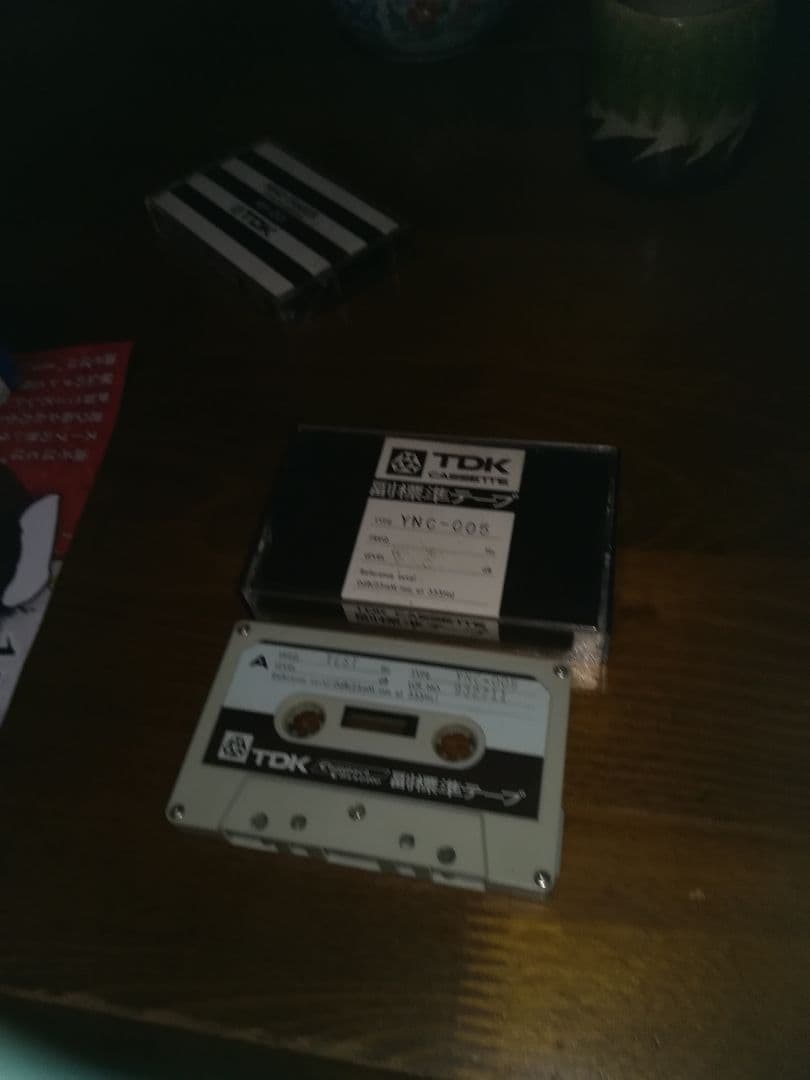 カセット　副標準テープ　TDK