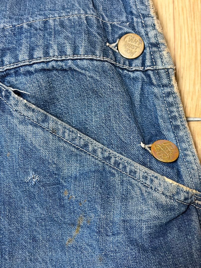 ★F★ 30s CAN’T BUST’EM デニムオーバーオール