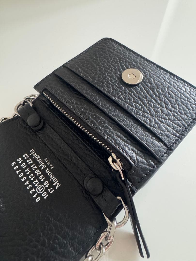Maison Margiela ミニチェーンウォレット ブラック