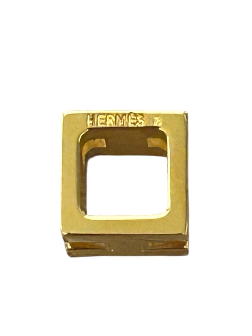 ⭐︎エルメス カージュドアッシュ Hキューブネックレス オレンジ ゴールド