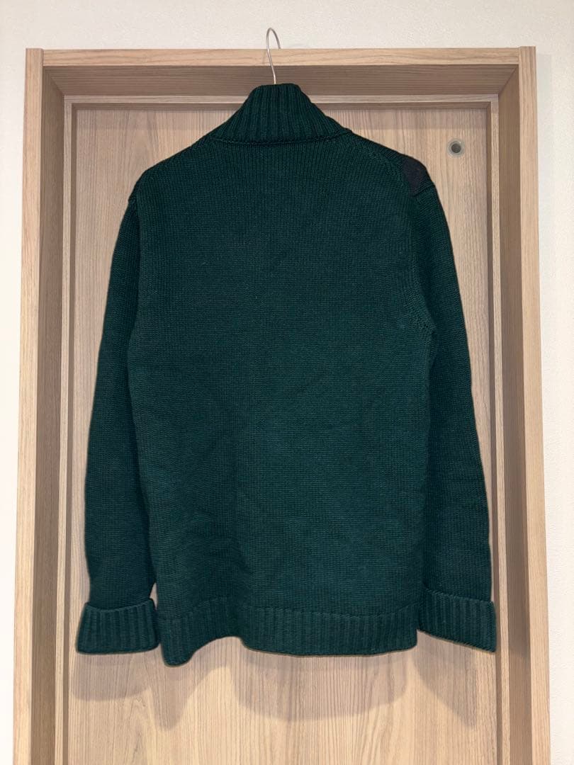 【中古美品】JIL SANDER ダークグリーン タートルネック 46 M,L