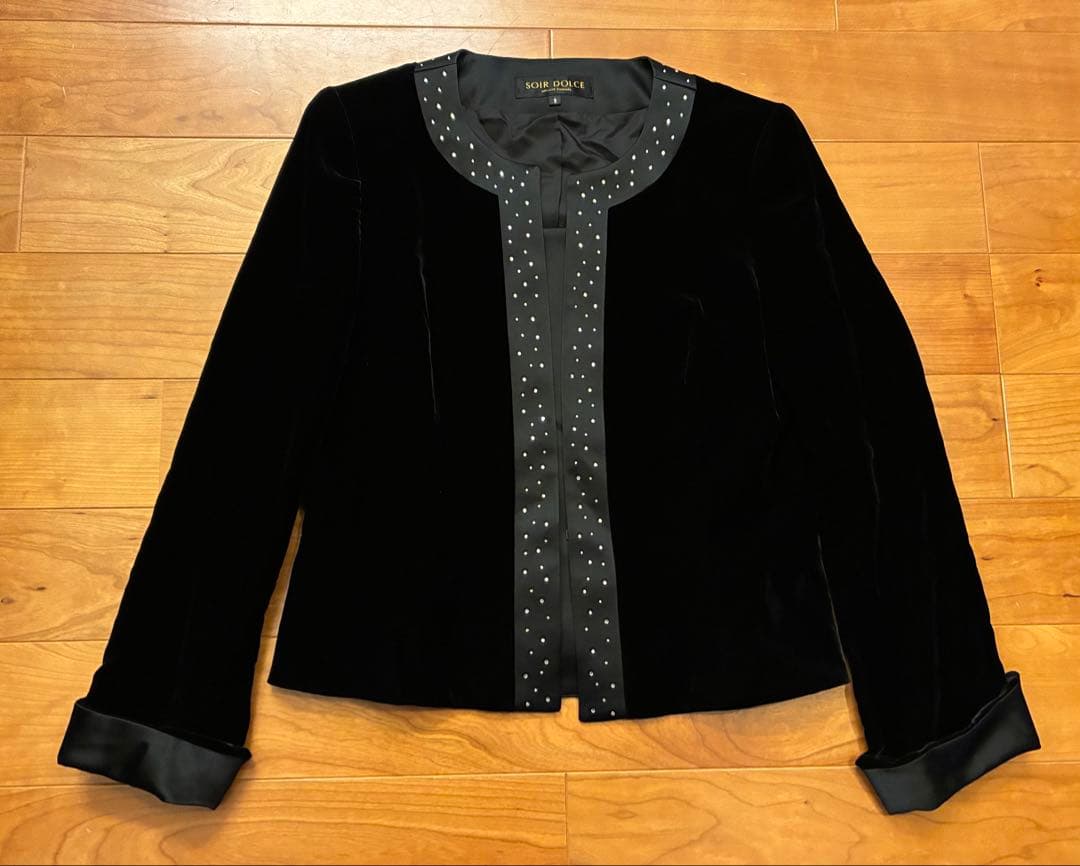 SOIR DOLCE ソワールドルチェ　東京ソワール セットアップ ベロア　M