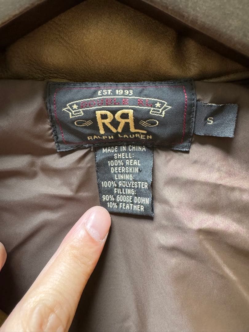 値下げ交渉大歓迎‼️本日15万円引き‼️廃盤品‼️ディアスキンダウンベスト‼️RRL‼️