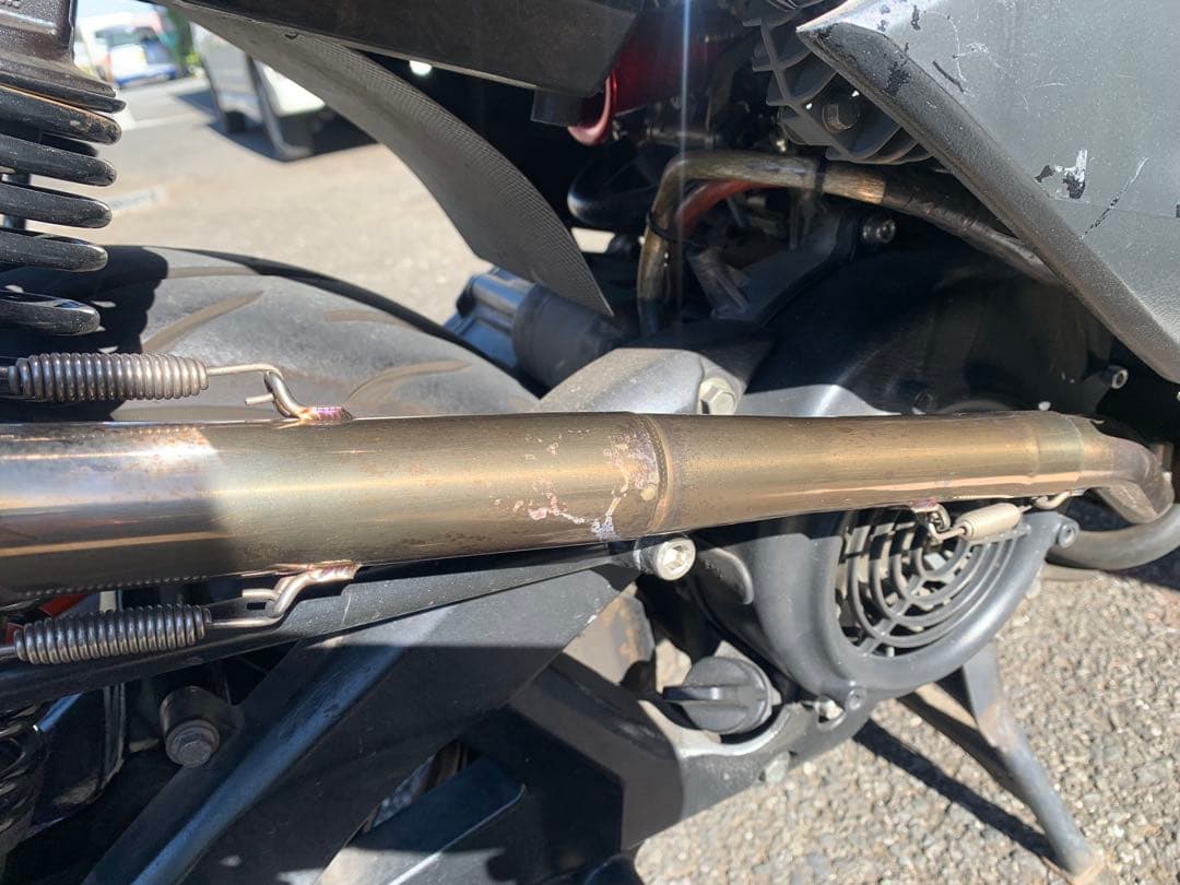 シグナスxマフラー　 ガレージ　バル