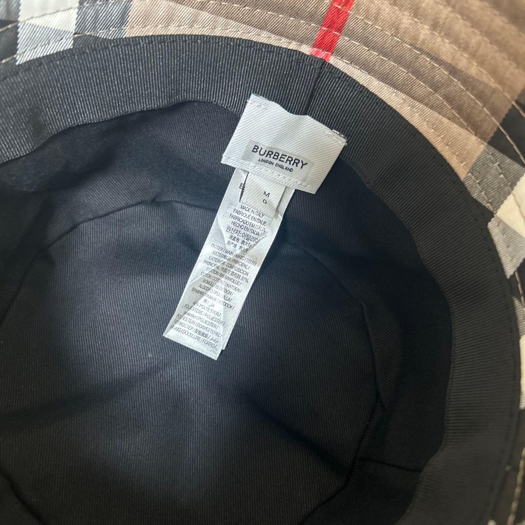 BURBERRY チェック柄 バケットハット M