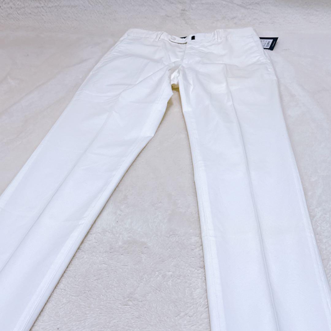未使用品✨INCOTEX スラックス  BATAVIA コットン 白