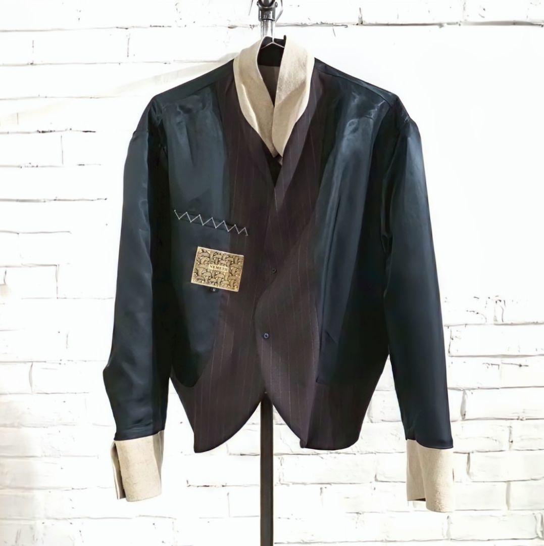 極美品 クリストファーネメス ジャケット Sサイズ ブラウン 茶 nemeth