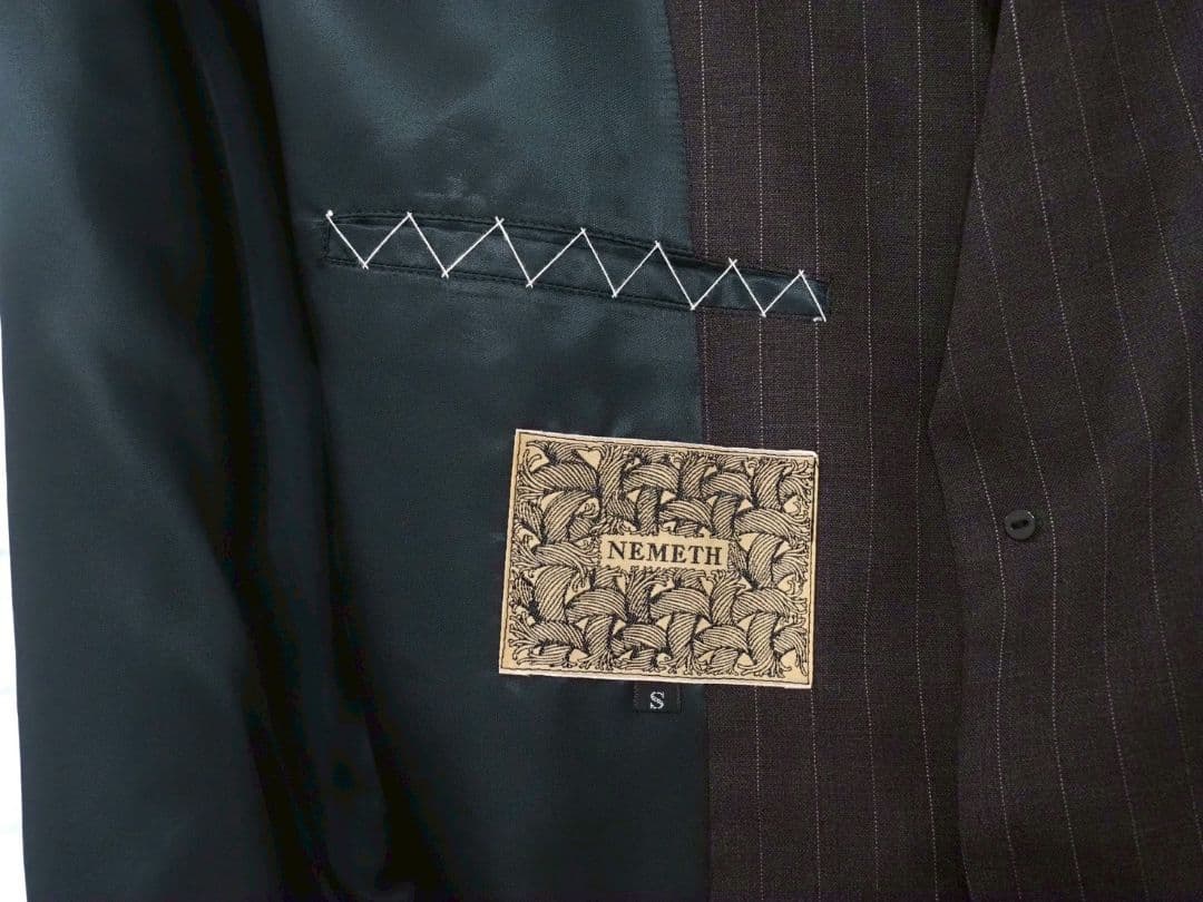 極美品 クリストファーネメス ジャケット Sサイズ ブラウン 茶 nemeth