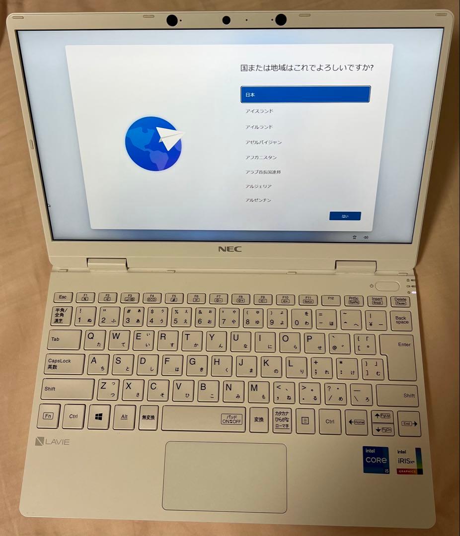 NEC LAVIE Direct N12 2021年製　ノート型　PC　ホワイト