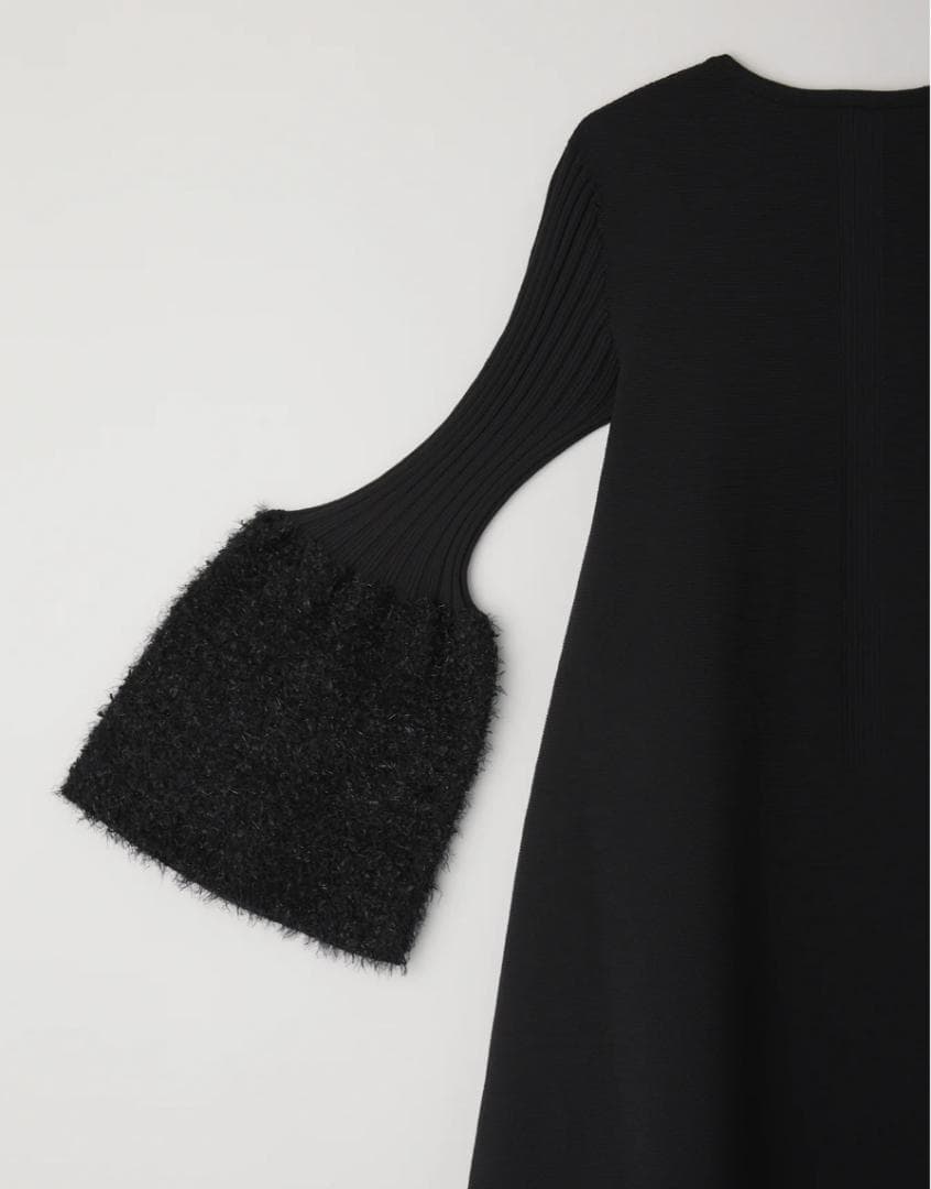 美品★現行品★CFCL シーエフシーエル ベルスリーブフレアドレス3