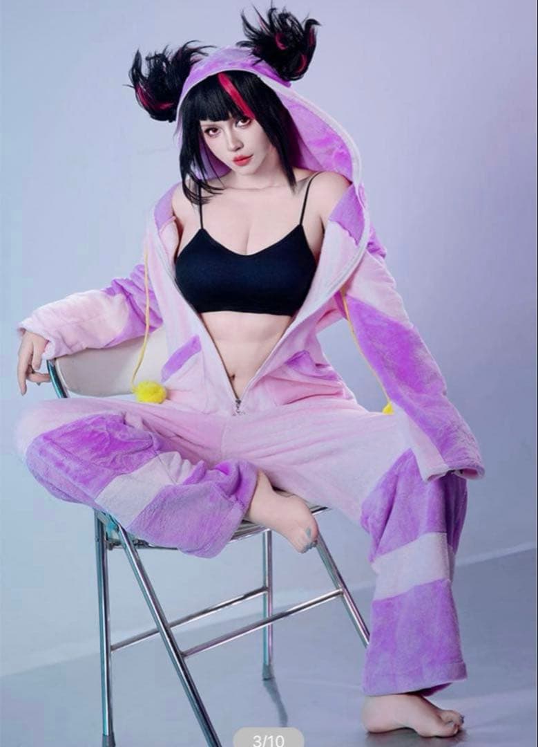 ストリートファイター6 ハン・ジュリ コスプレ衣装 セット済みウィッグ付き