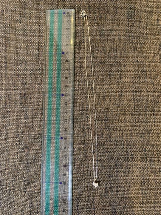 4℃ ヨンドシー　ダイヤモンド　ネックレス　プラチナ　ハート