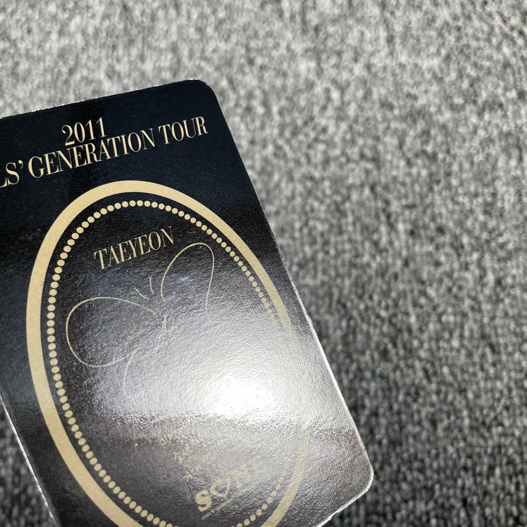 少女時代 テヨン SONE限定 トレカ　韓国盤　公式　レア　Taeyeon