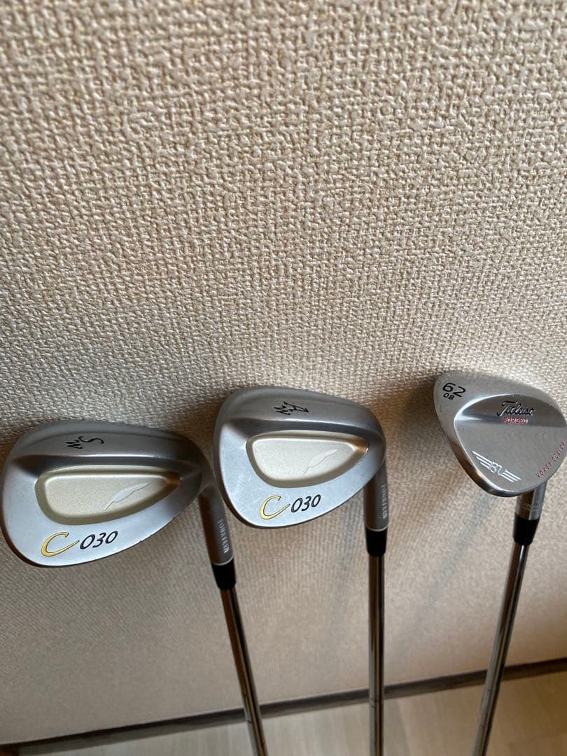 C030 ウェッジ 54度 58度、タイトリスト62度の3本