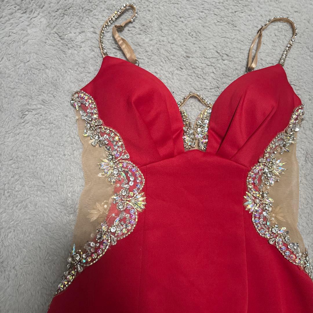 AR ANGELI キャバドレス　レッドナイトドレス XS