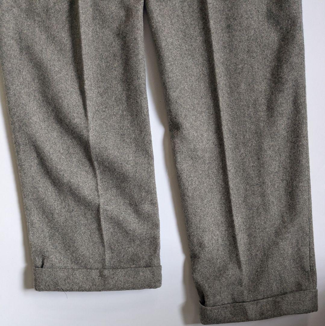 Polo RALPH LAUREN イタリア製 ウール フランネル スラックス