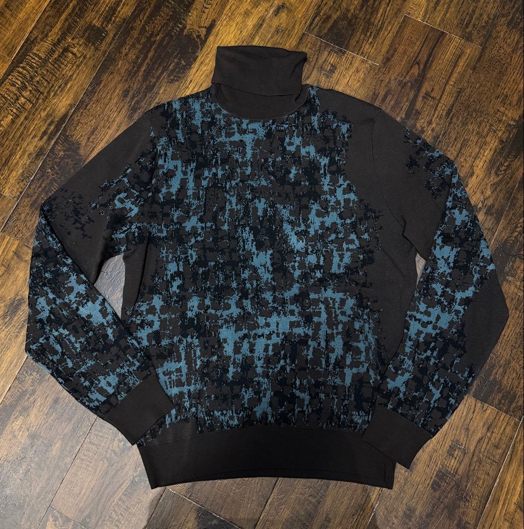 ジ*ー様 エルメス　HERMES タートルニット　美品　L