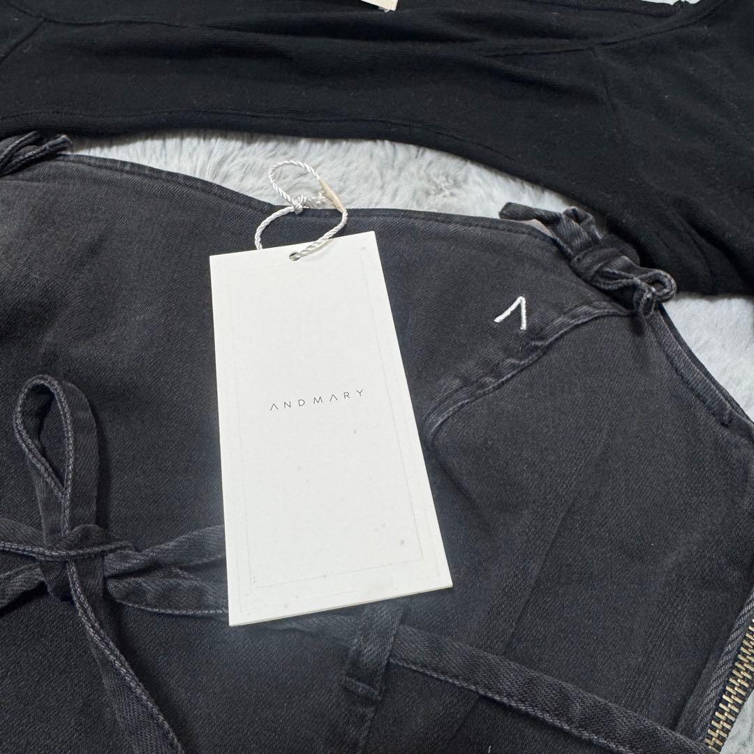 ワンピース ANDMARY Bonnie denim mini dress AM1172