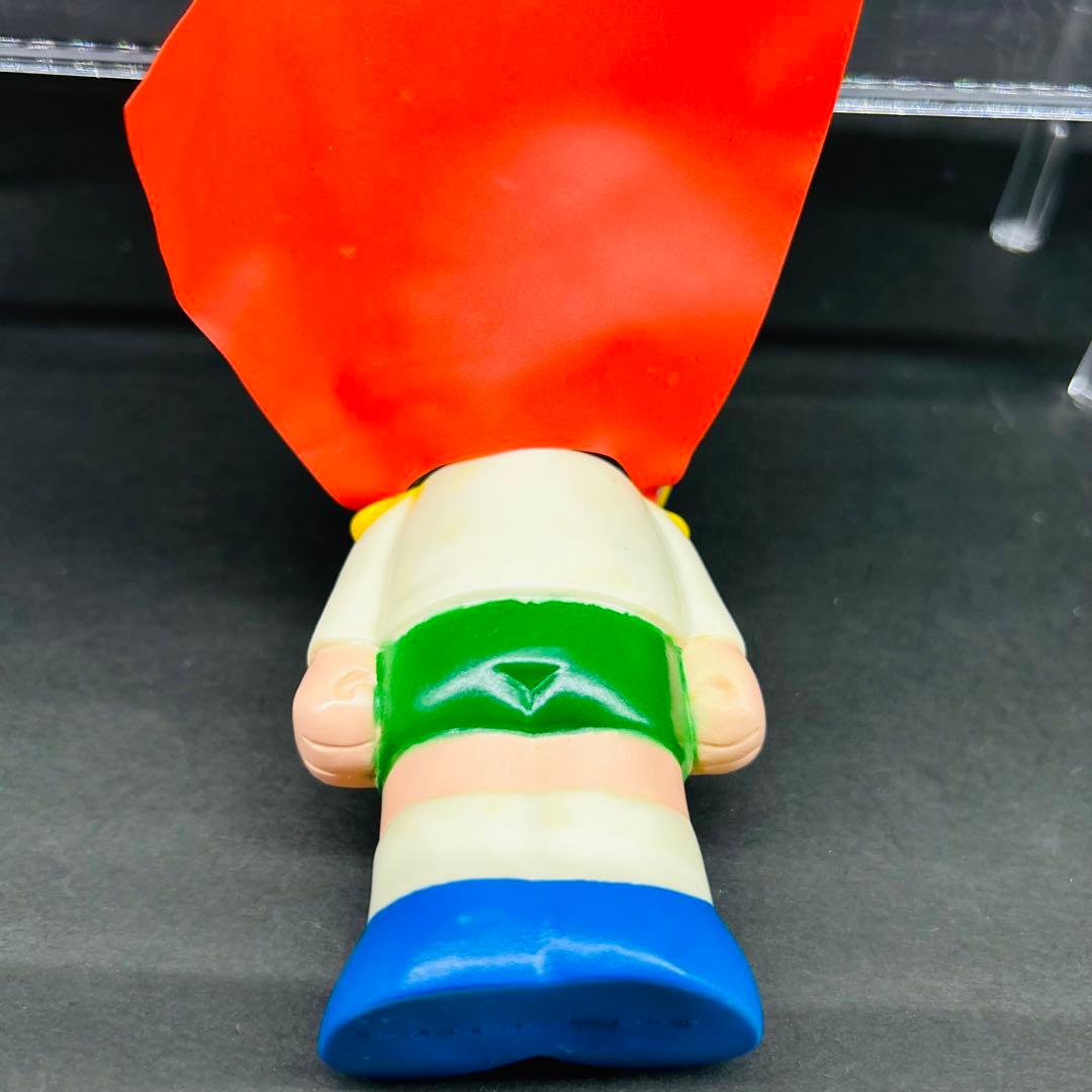 住友銀行貯金箱　パーマン　ソフビ　ノベルティグッズ　昭和レトロ 台紙付き