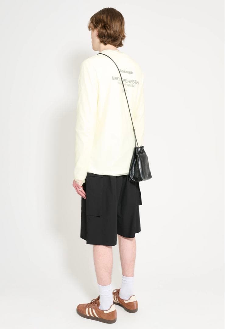 JIL SANDER ジルサンダー トラウザーズ94ショート ブラック