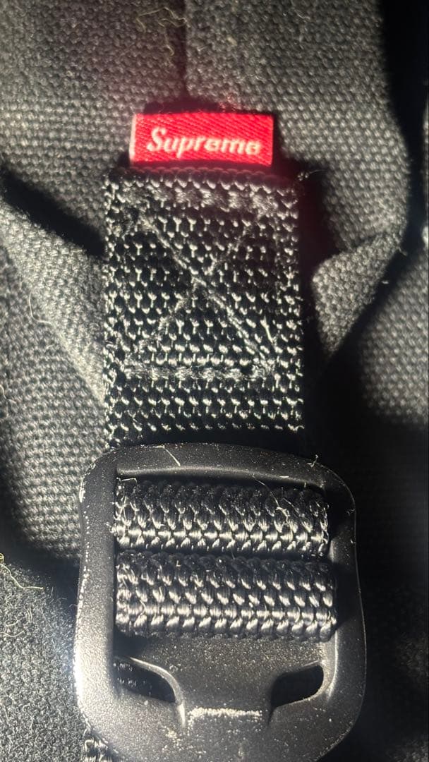 Supreme ブラック リュック・バックパック　キャンパス