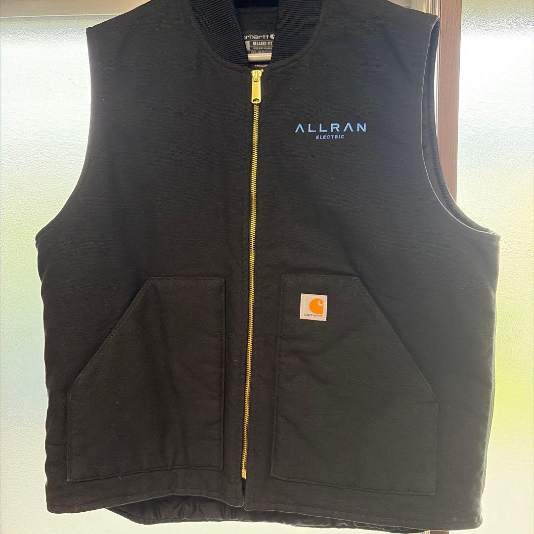 carhatt ダックベスト　ブラック　Lサイズ