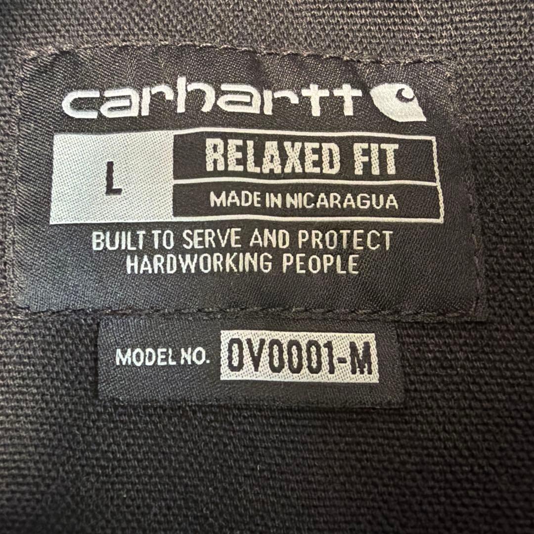 carhatt ダックベスト　ブラック　Lサイズ