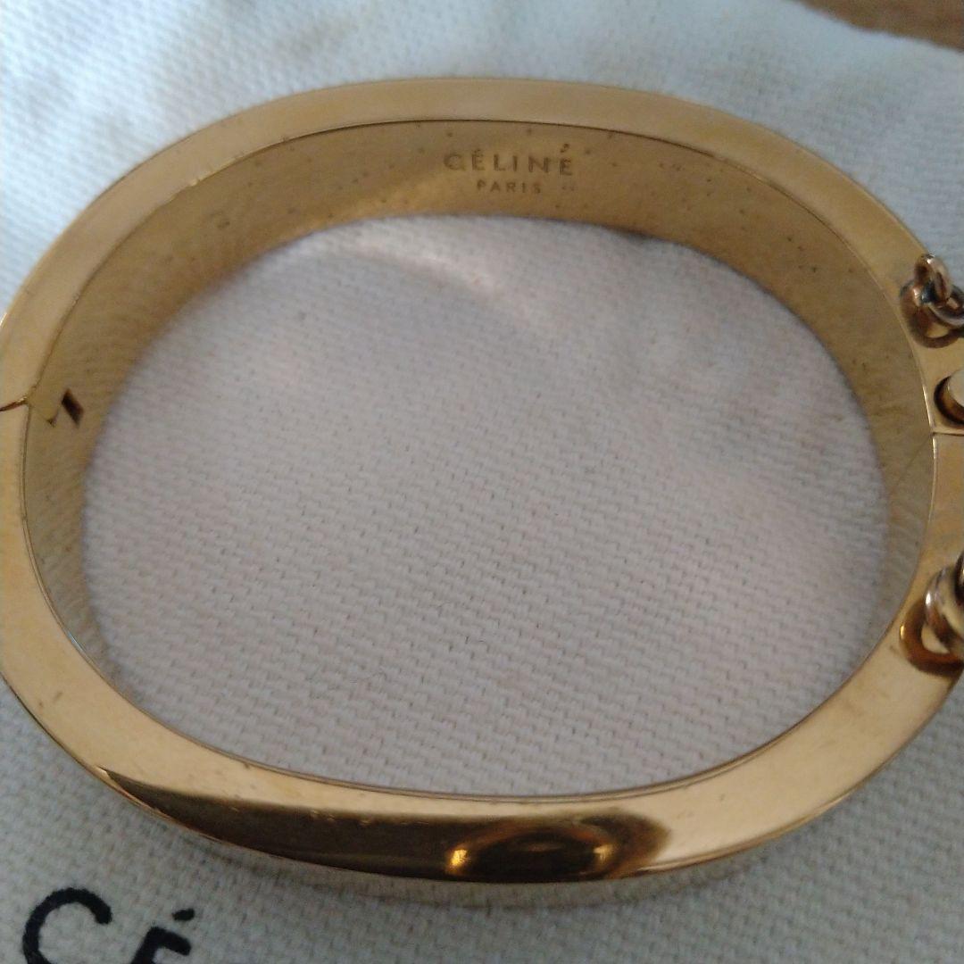 CÉLINE バングル サイズS ゴールド