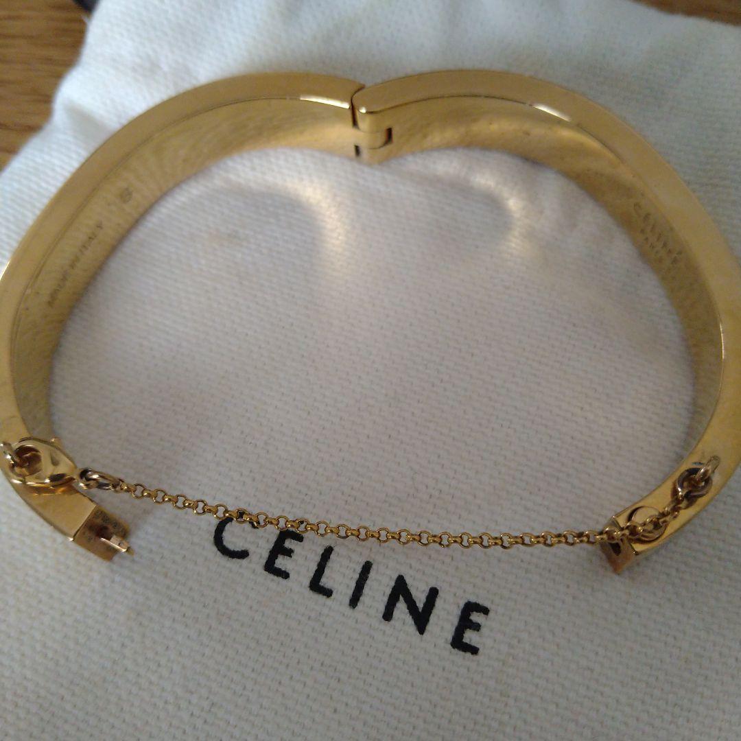CÉLINE バングル サイズS ゴールド