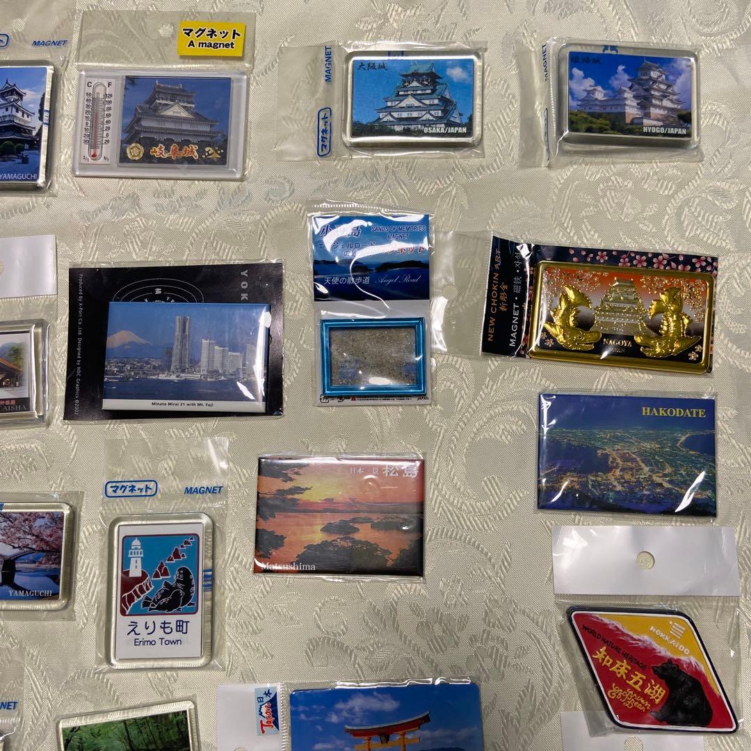 日本の観光地マグネットコレクション30個