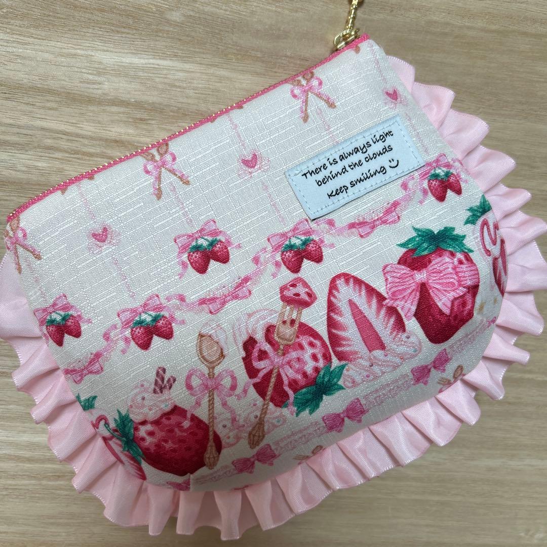 ハンドメイド　ころりんミニポーチ　コヤンイサムチョン♡ケーキルミちゃん♡