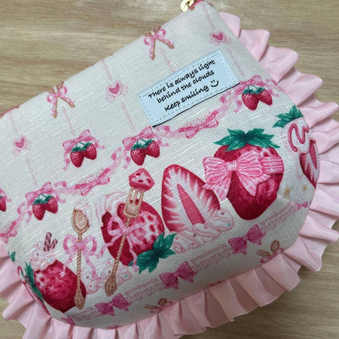 ハンドメイド　ころりんミニポーチ　コヤンイサムチョン♡ケーキルミちゃん♡